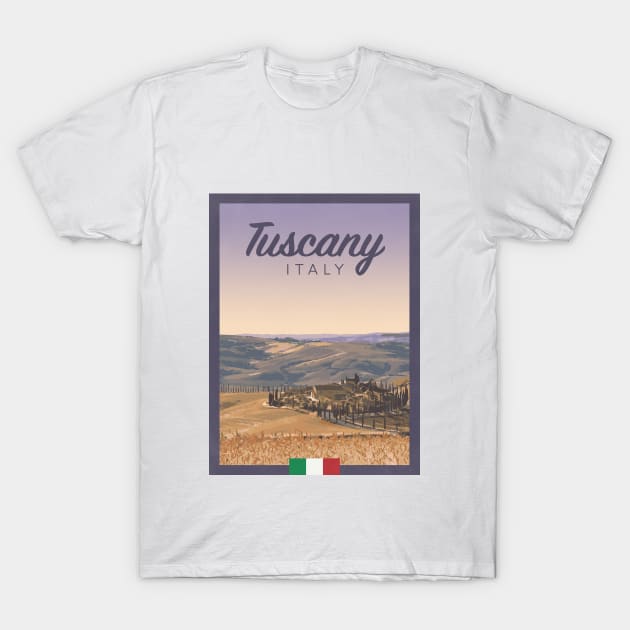 Tuscany, Italy T-Shirt by JingleSnitch